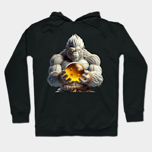 Great Ape with dragon ball Hoodie